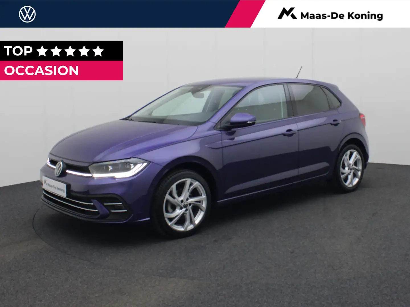 Volkswagen Polo 1.0 TSI 110PK Style DSG automaat | Achteruitrijcam Blauw - 1