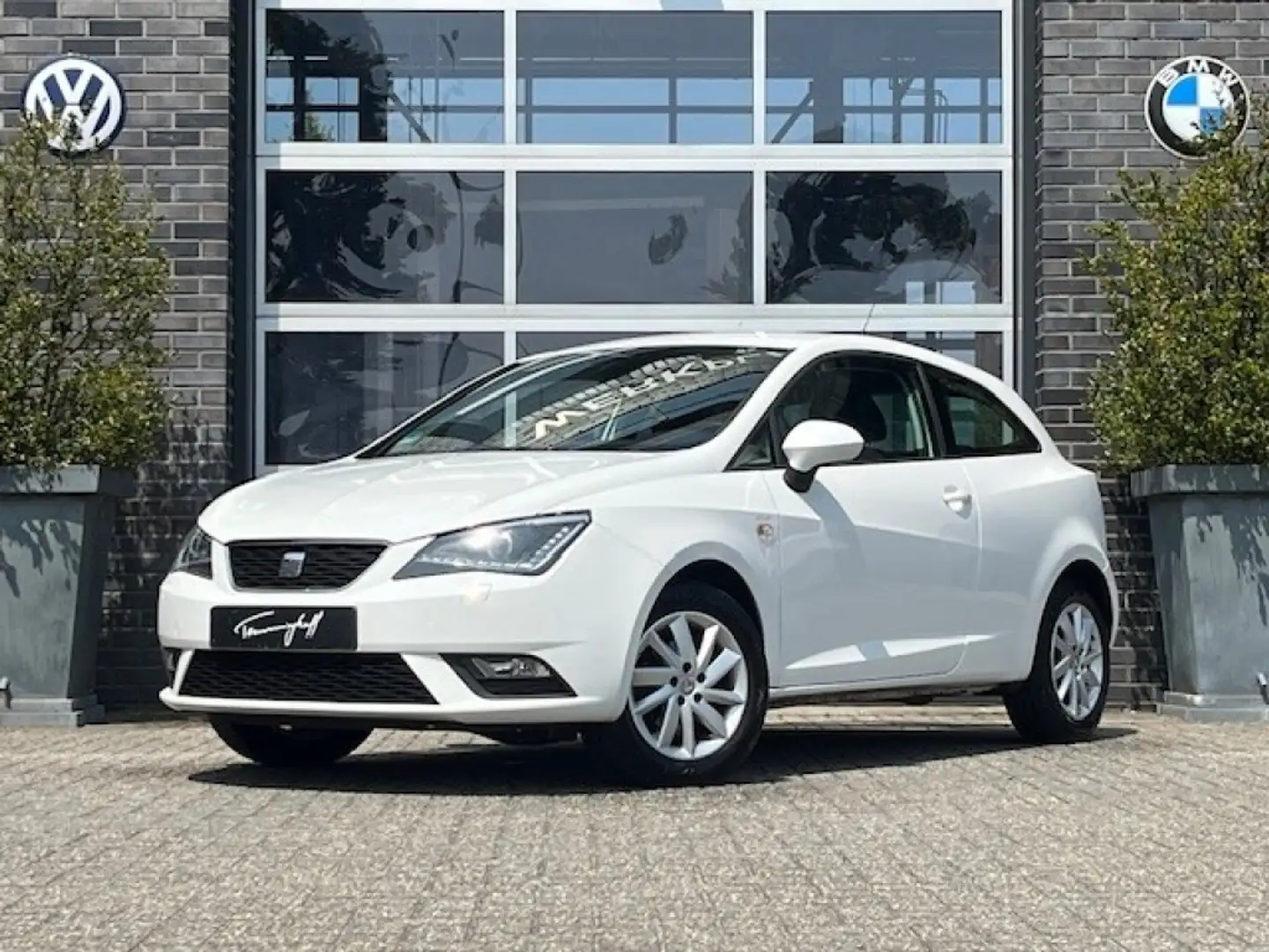 SEAT Ibiza 1.2 STYLE 3DRS. CLIMA - NAVI - 15 INCH Blanc - 1