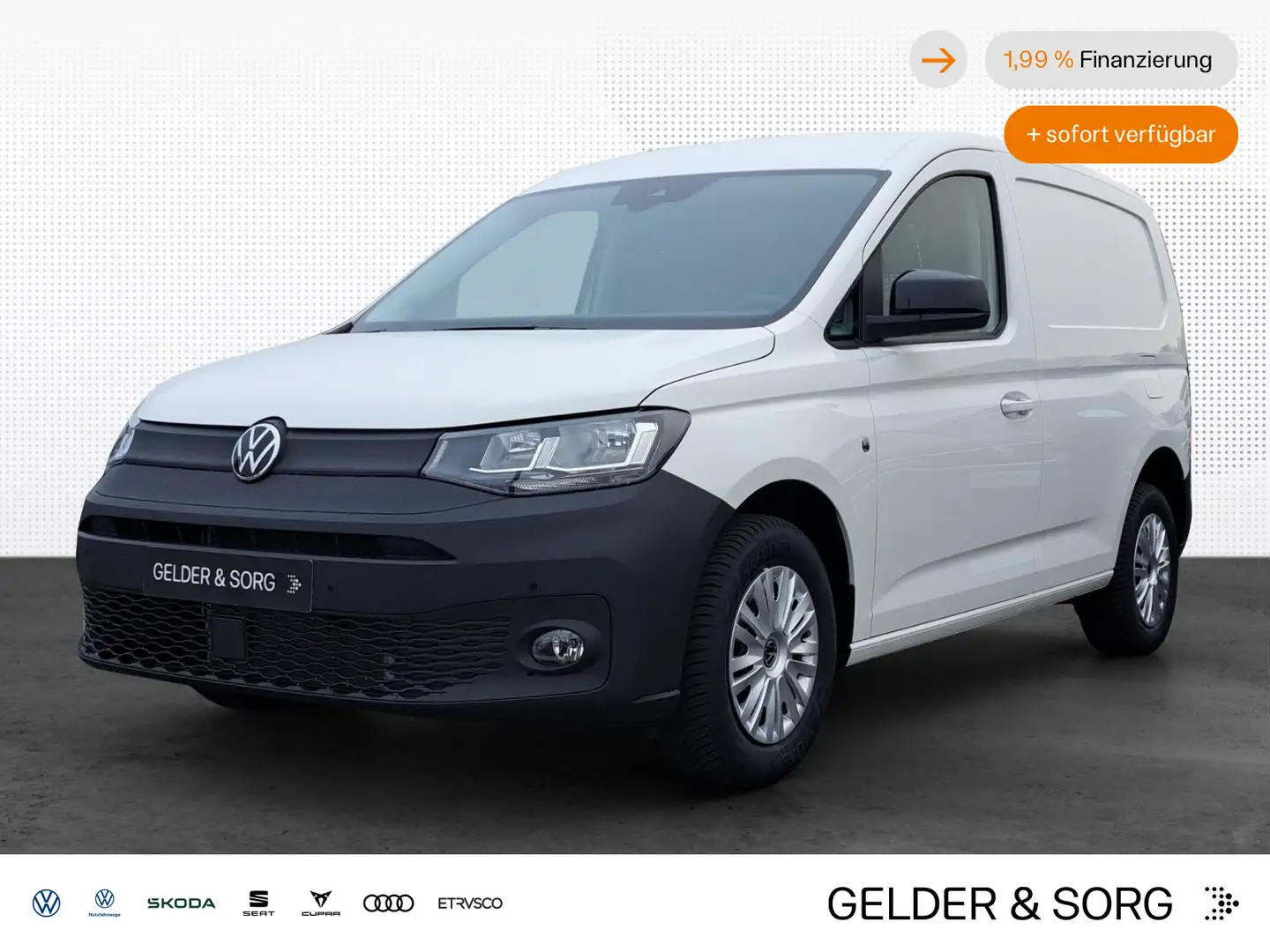 Volkswagen Caddy Cargo TDI *GJR*Kunststoffboden*Winterpaket Weiß - 1