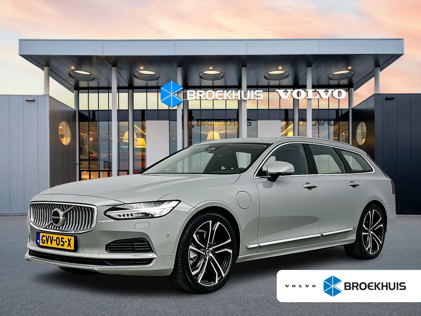 Volvo V90 T6 Recharge Ultra Bright 20" | Nappa leder | Massa Grijs - 1