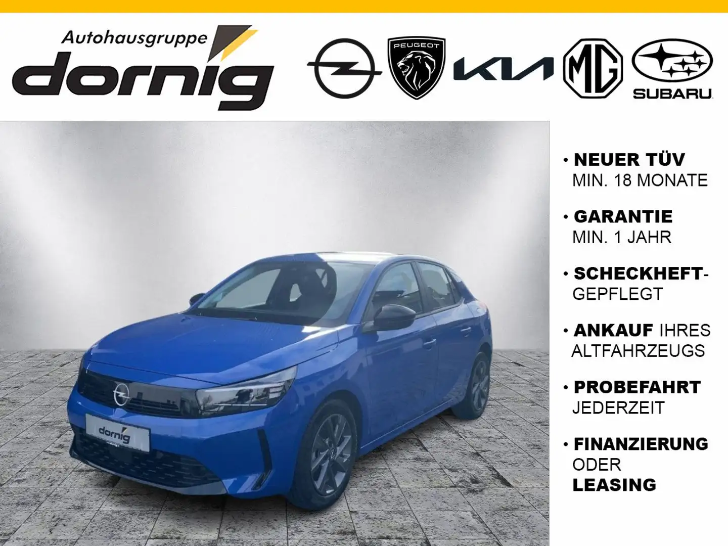 Opel Corsa F Plus, LED, Lkrd- u. SHZ,PDC hi Blau - 1