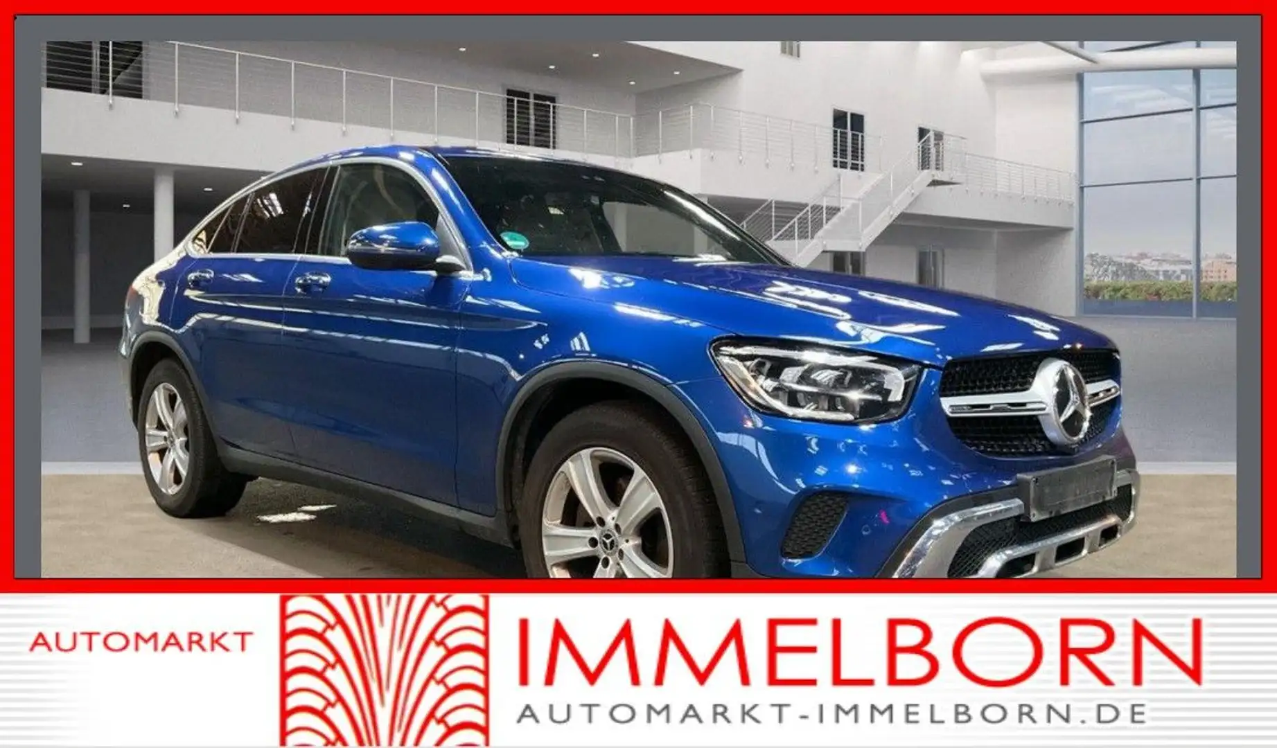 Mercedes-Benz GLC 200 Coupe STHZG*Kamera*Leder*Massage*Virtual Blau - 1