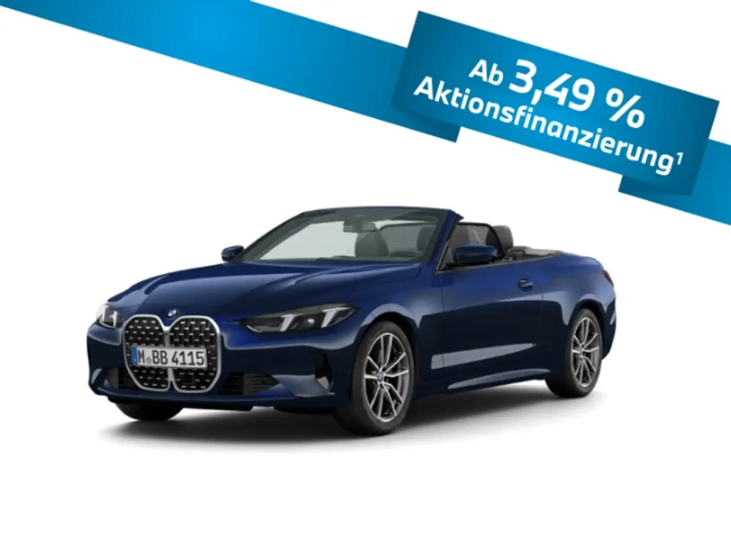 BMW 420 I Cabrio AHK HUD Leder el. Sitze 360 Kamera LED Bleu - 1