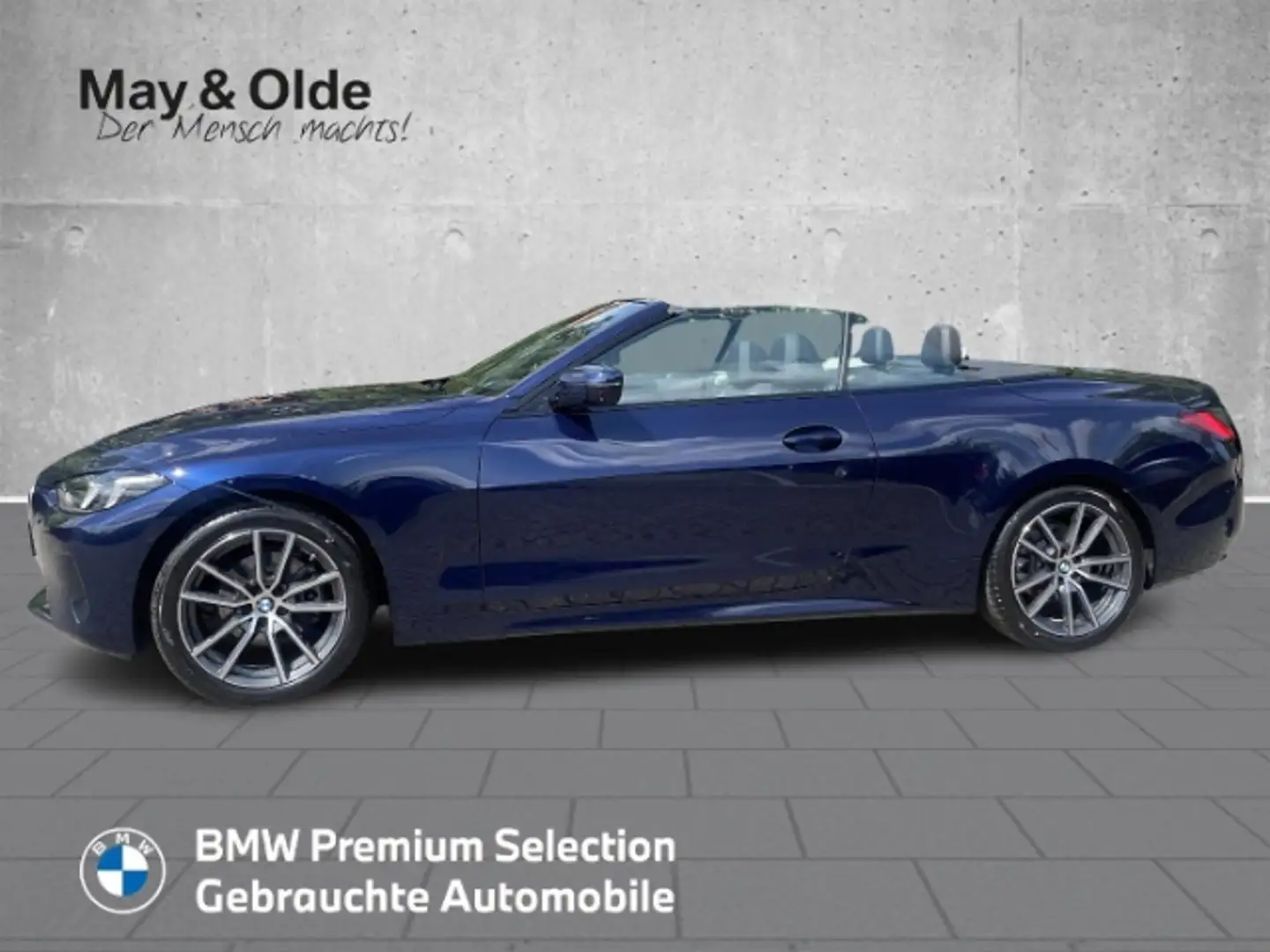 BMW 420 I Cabrio AHK HUD Leder el. Sitze 360 Kamera LED Blau - 2
