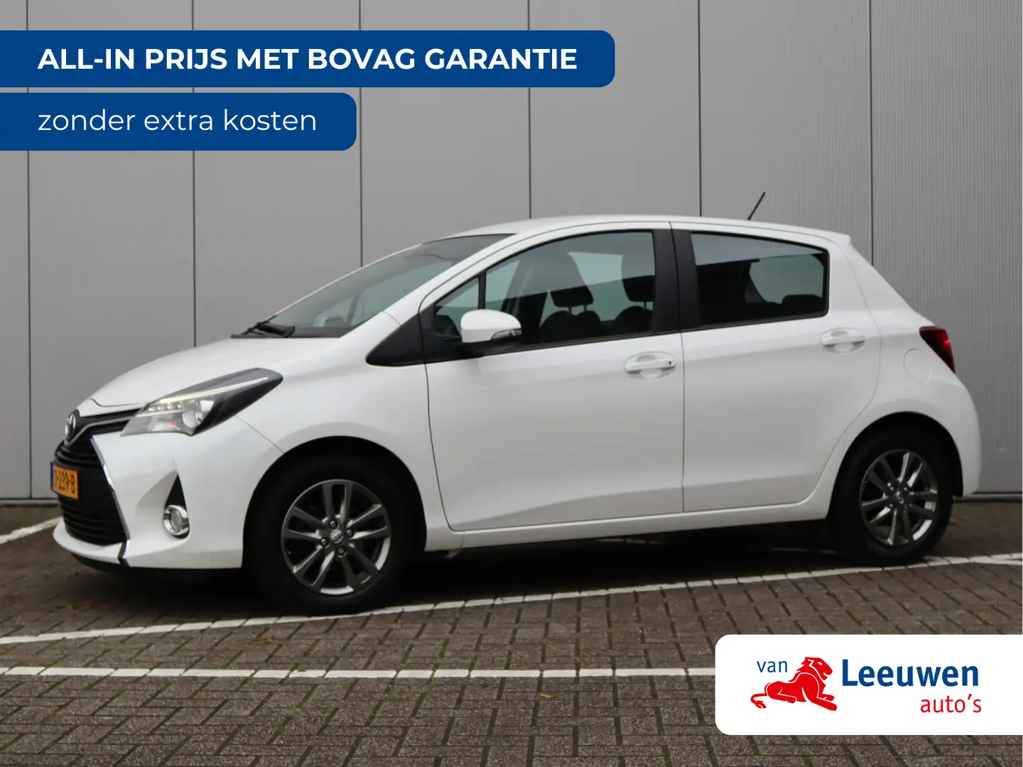 Toyota Yaris 1.3 VVT-i Trend | BOVAG-garantie | Navigatie | Cam Weiß - 1