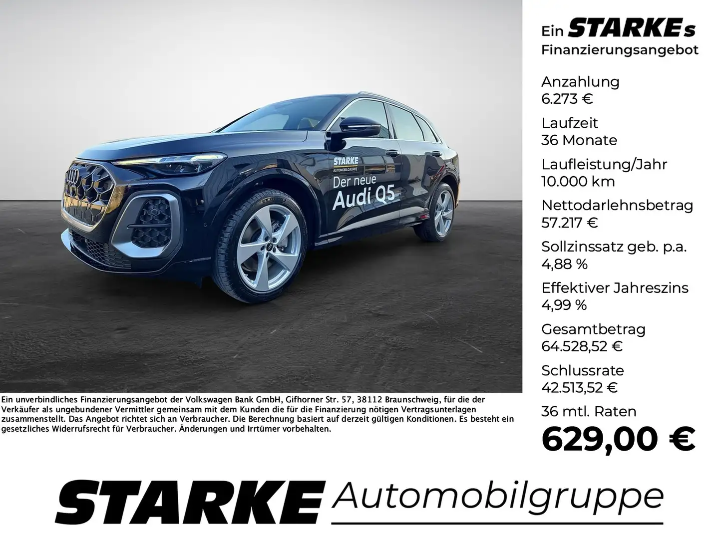 Audi Q5 SUV TDI S tronic quattro S line Tech Pro MMI ex... Schwarz - 1