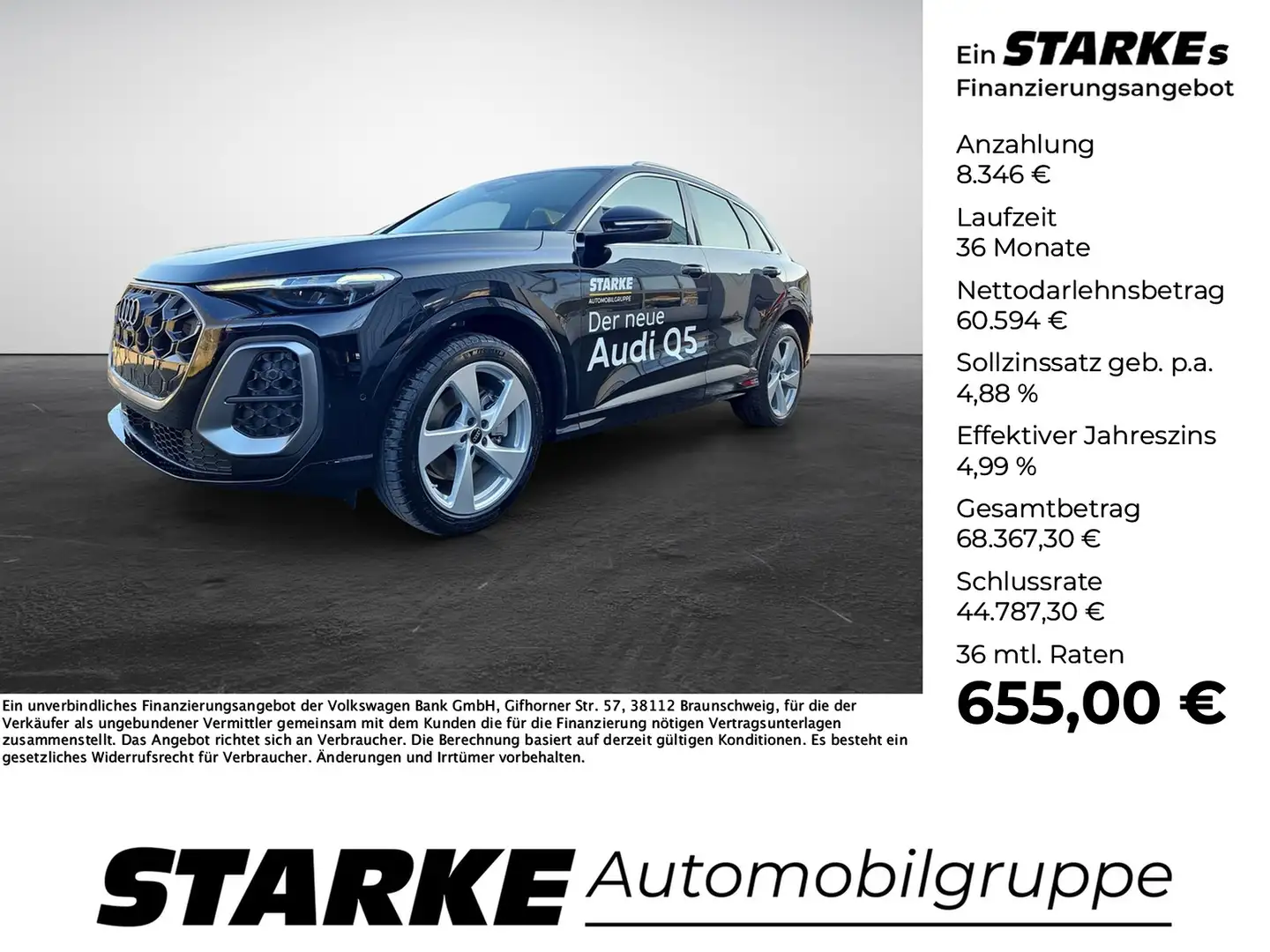 Audi Q5 SUV TDI S tronic quattro S line Tech Pro MMI ex... Noir - 1