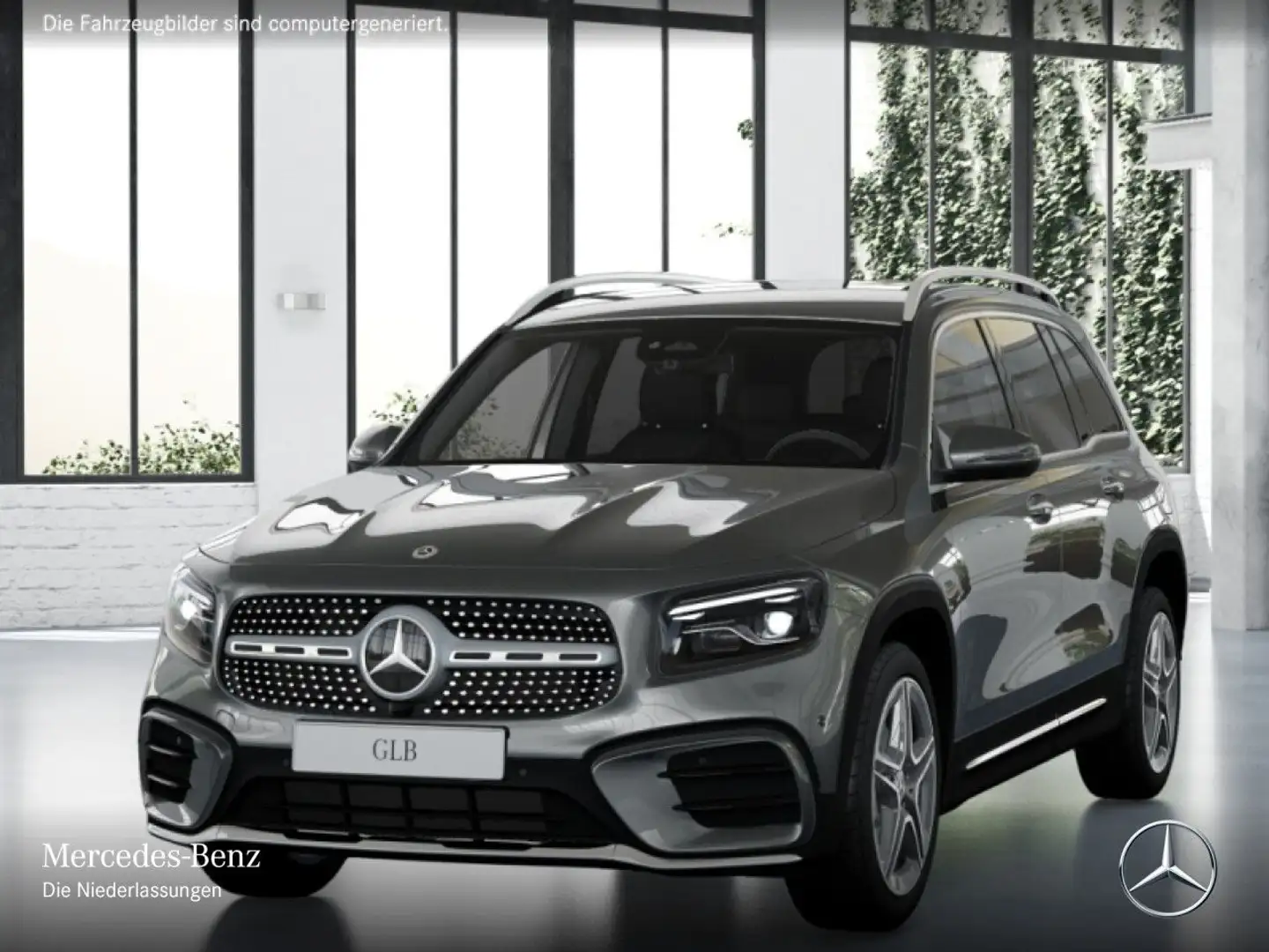 Mercedes-Benz GLB 220 d 4M AMG+360°+AHK+MULTIBEAM+TOTW+KEYLESS Grau - 2