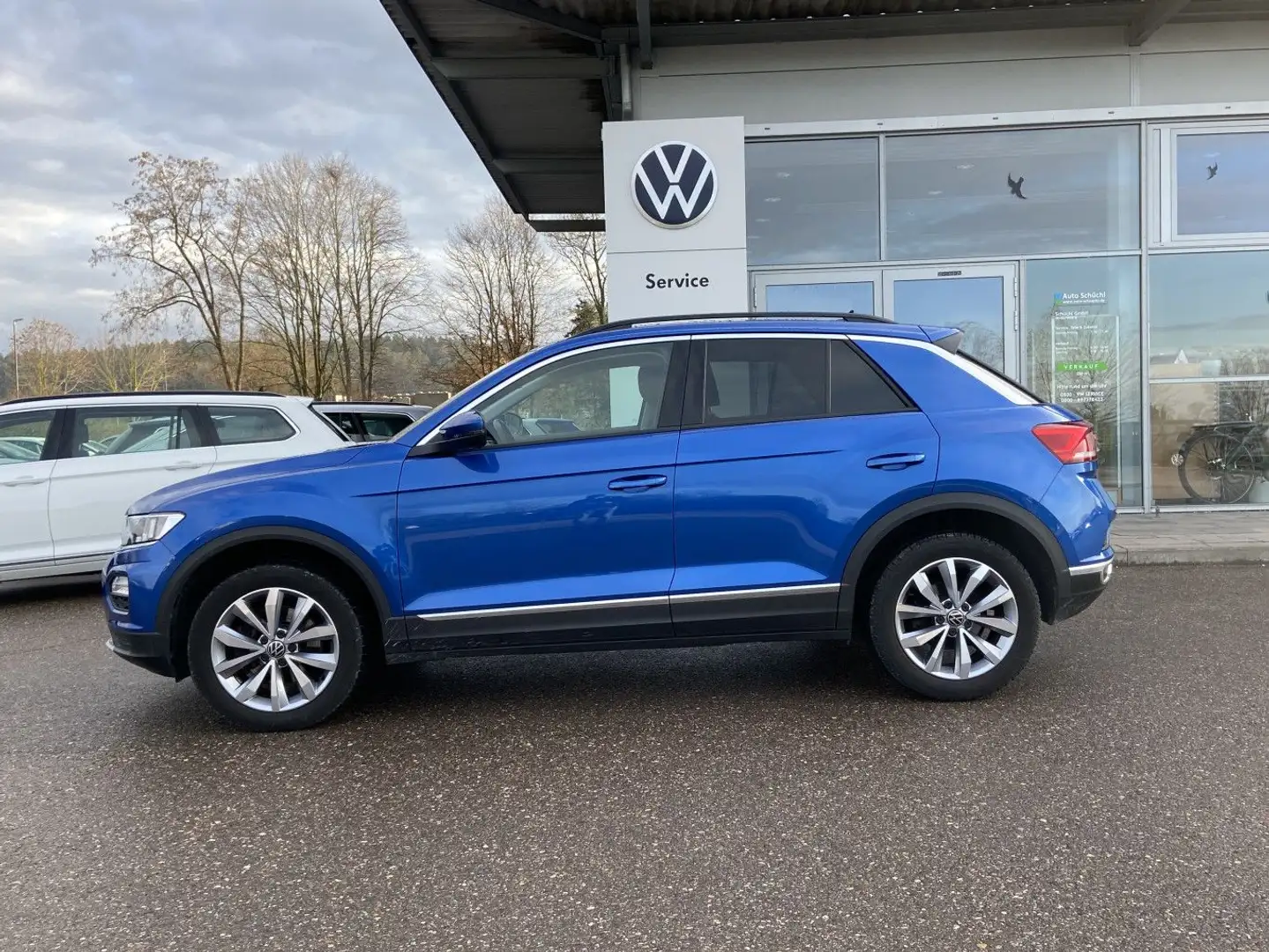 Volkswagen T-Roc 2.0 TDI DSG Style 4-MOTION FAHRERASSISTENZ Blau - 2