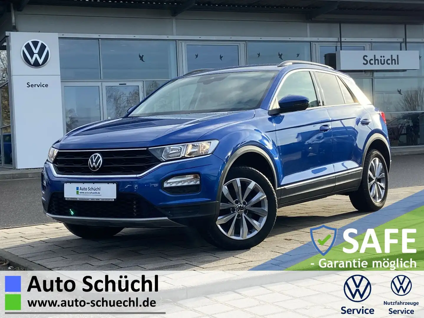 Volkswagen T-Roc 2.0 TDI DSG Style 4-MOTION FAHRERASSISTENZ Blau - 1