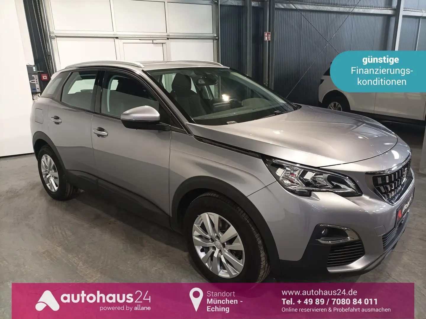 Peugeot 3008 1.5 BlueHDi Active  Navi|PDC|Kamera|ACC|AHK Gris - 1