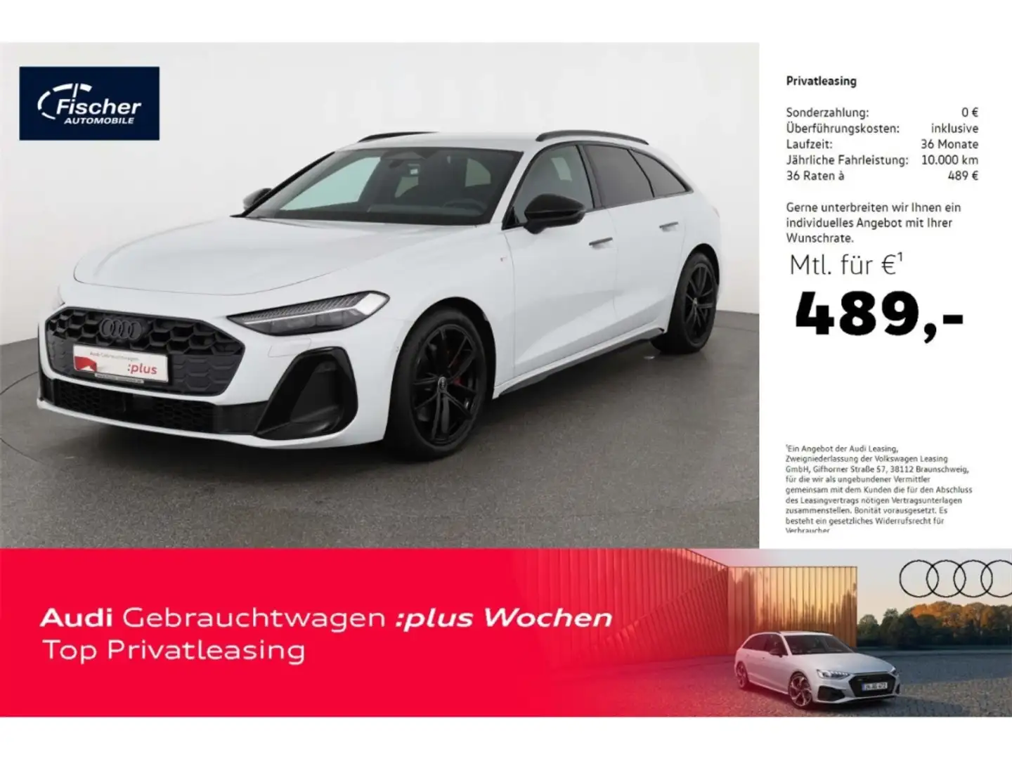 Audi A5 Avant TDI quattro S line Matrix/19''/Bei.Dis. Weiß - 1