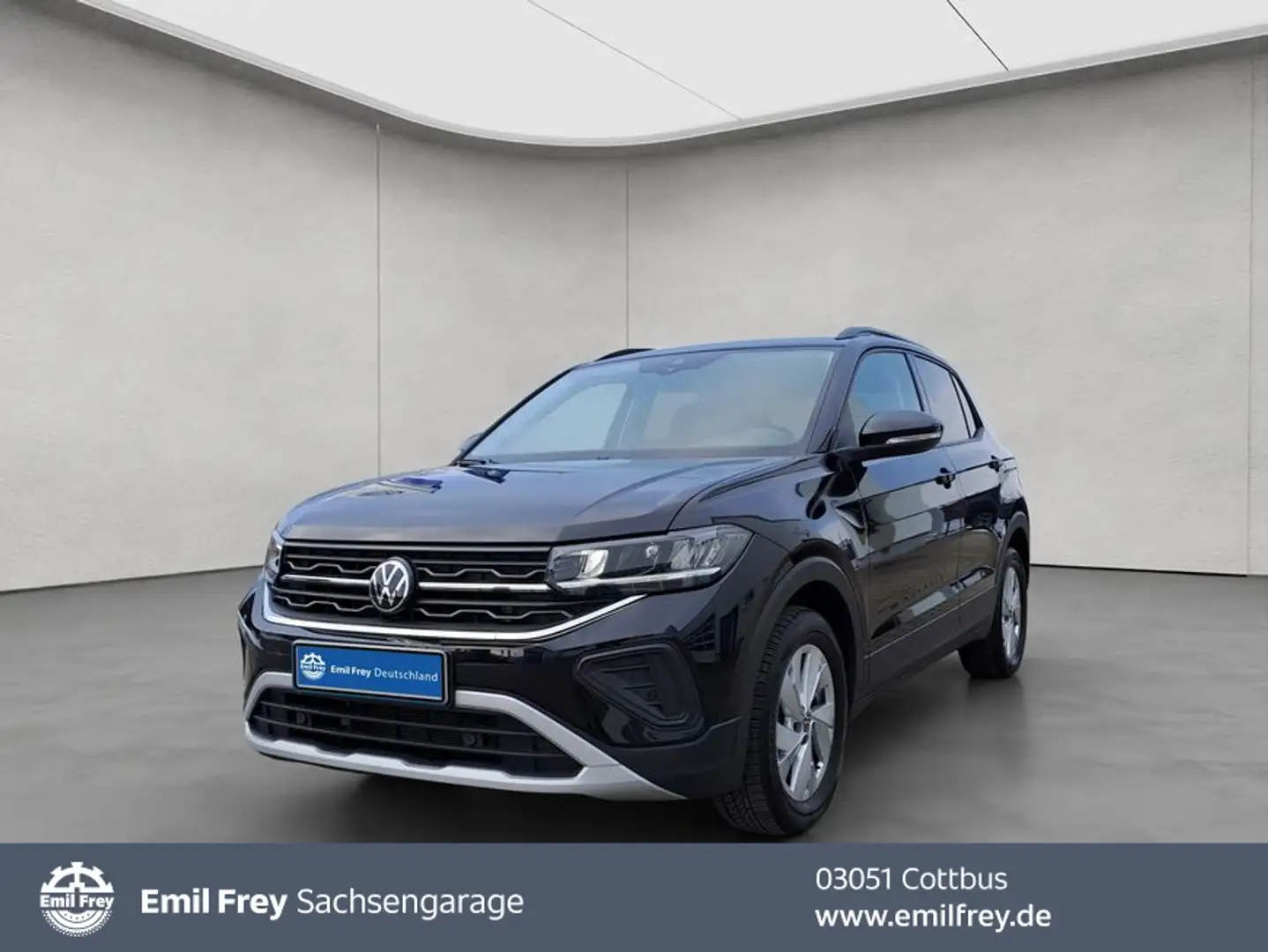 Volkswagen T-Cross 1.0 TSI OPF DSG Life Winterpaket + Allwett Schwarz - 1
