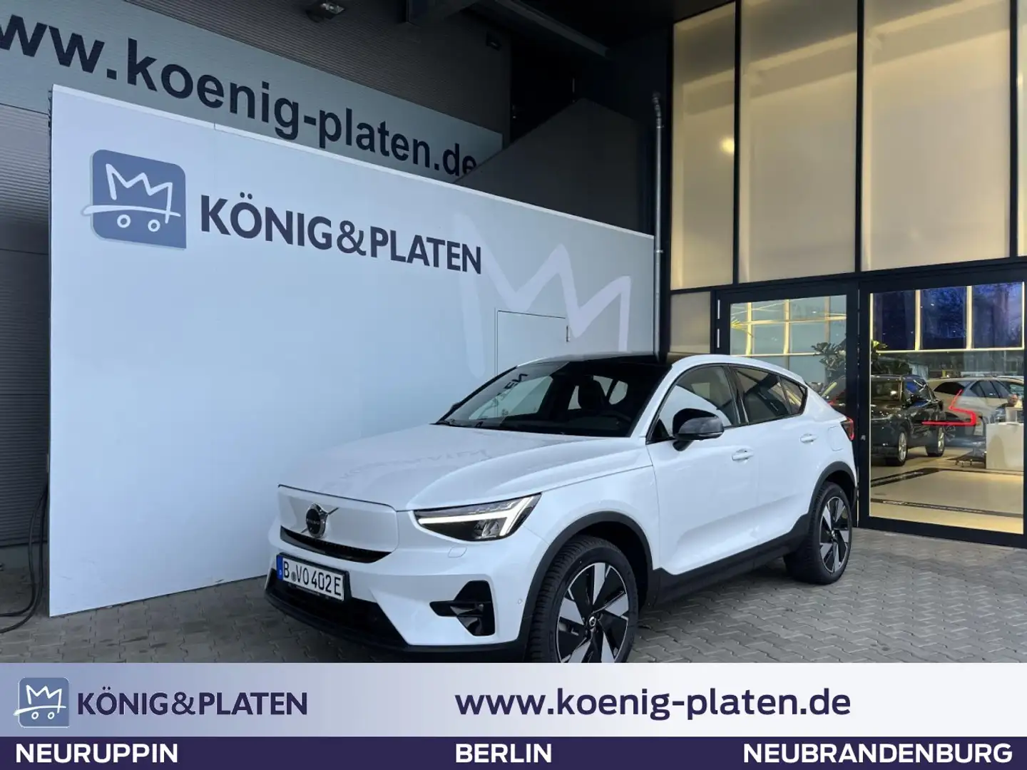 Volvo C40 Recharge Pure Electric 2WD Ultimate Klima Weiß - 1
