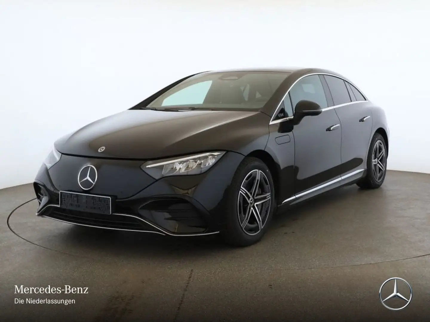 Mercedes-Benz EQE 300 AMG Pano Distr. LED Kamera Spurhalt-Ass Schwarz - 2