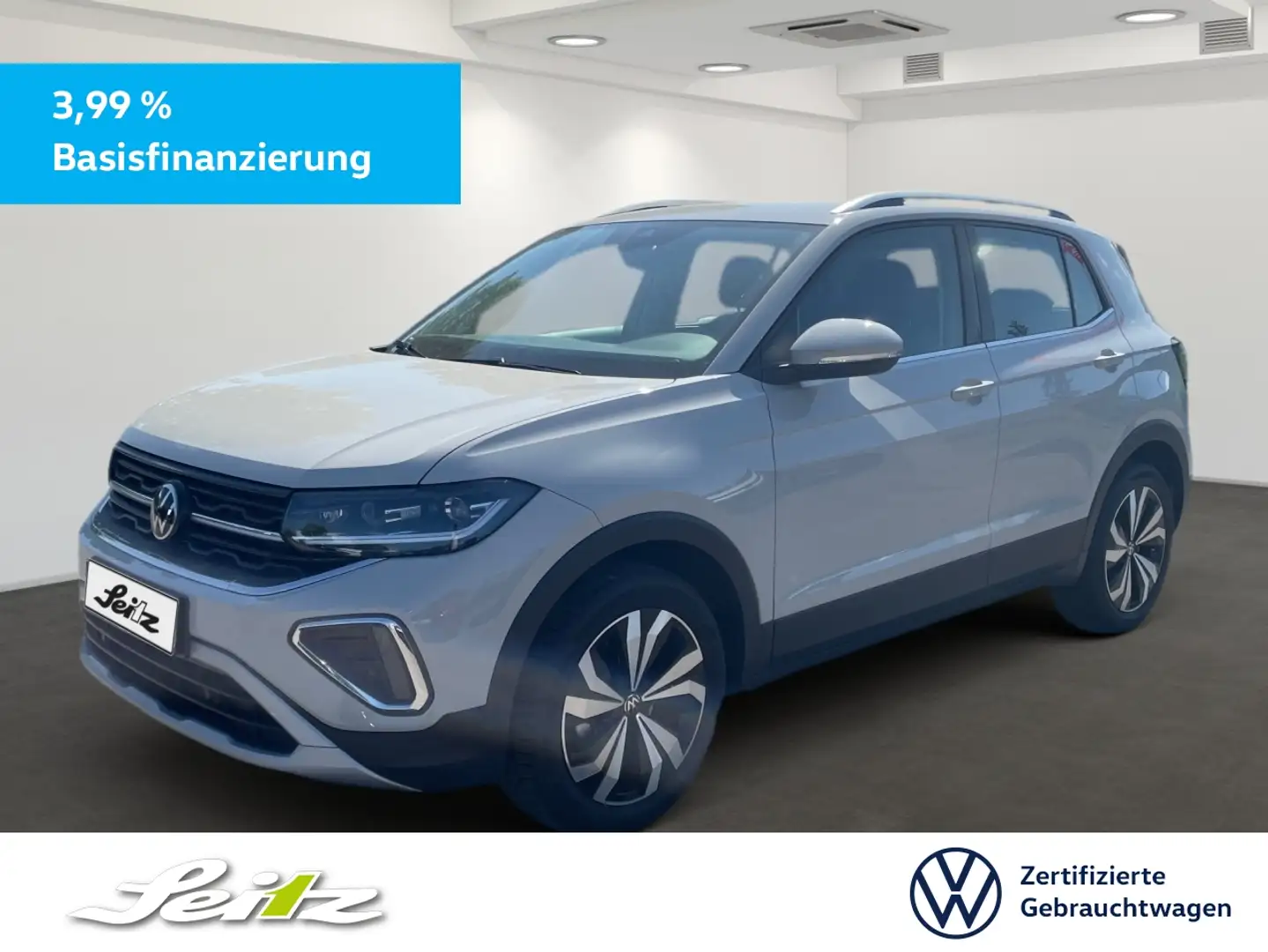 Volkswagen T-Cross 1.0 TSI Style *MATRIX*NAVI*PDC* Gris - 1
