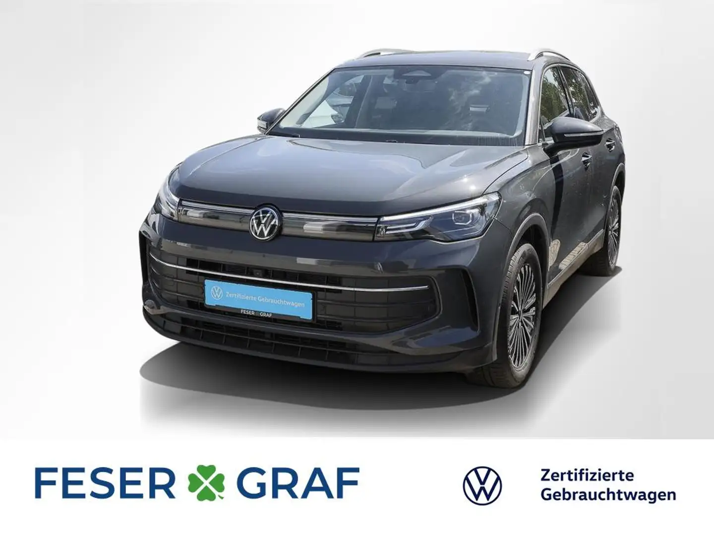 Volkswagen Tiguan 2.0 TDI Life Neues Modell DSG AHK Navi Grau - 1