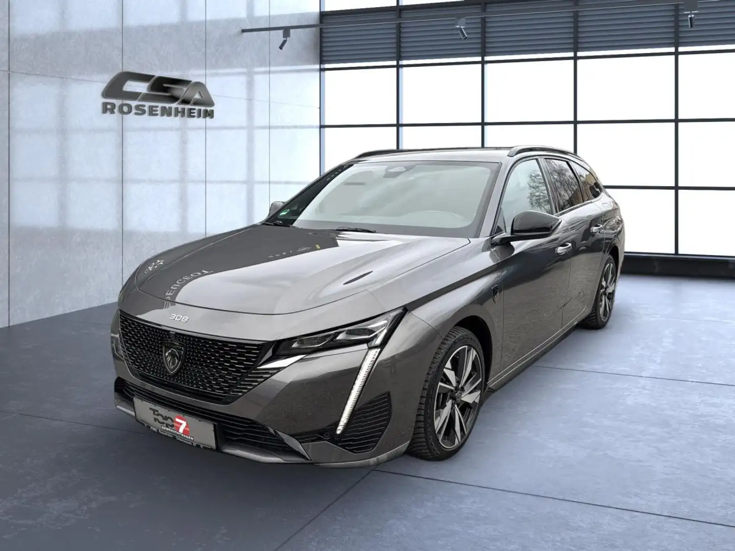 Peugeot 308 Hybrid 225 GT Bluetooth Navi LED Klima Grau - 2