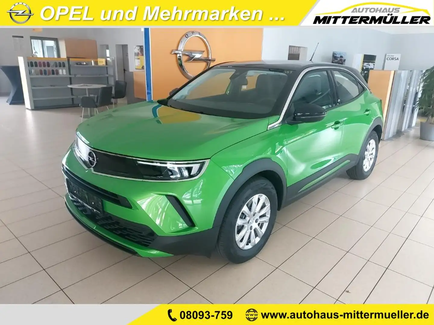 Opel Mokka e Edition PDC Sitzhzg On Board Charger Green - 1