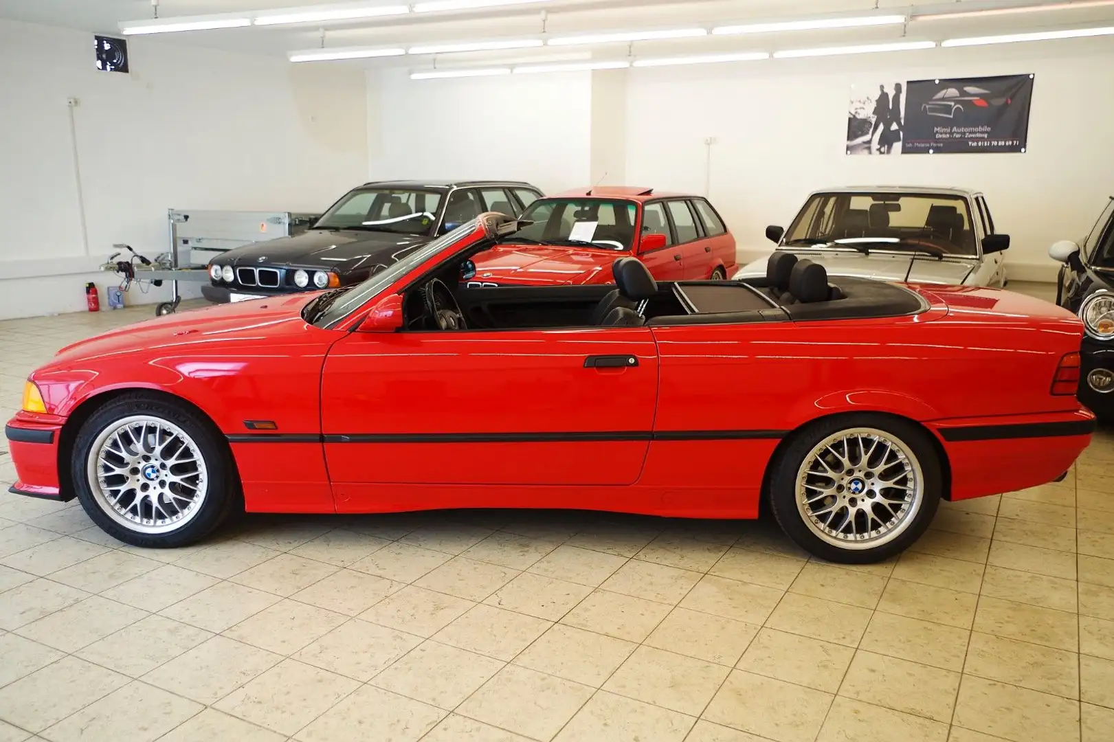 BMW 328 i Cabrio E36, top Zustand und viele Extras!! Rojo - 2