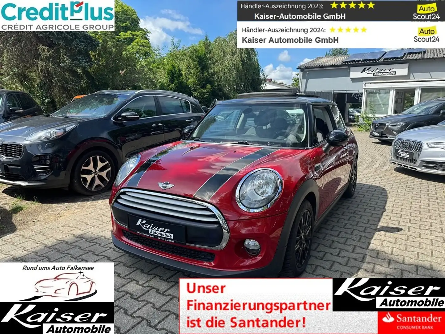 MINI Cooper D Leder-Sitzheizung-Isofix-PDC-Soundsystem Rojo - 1
