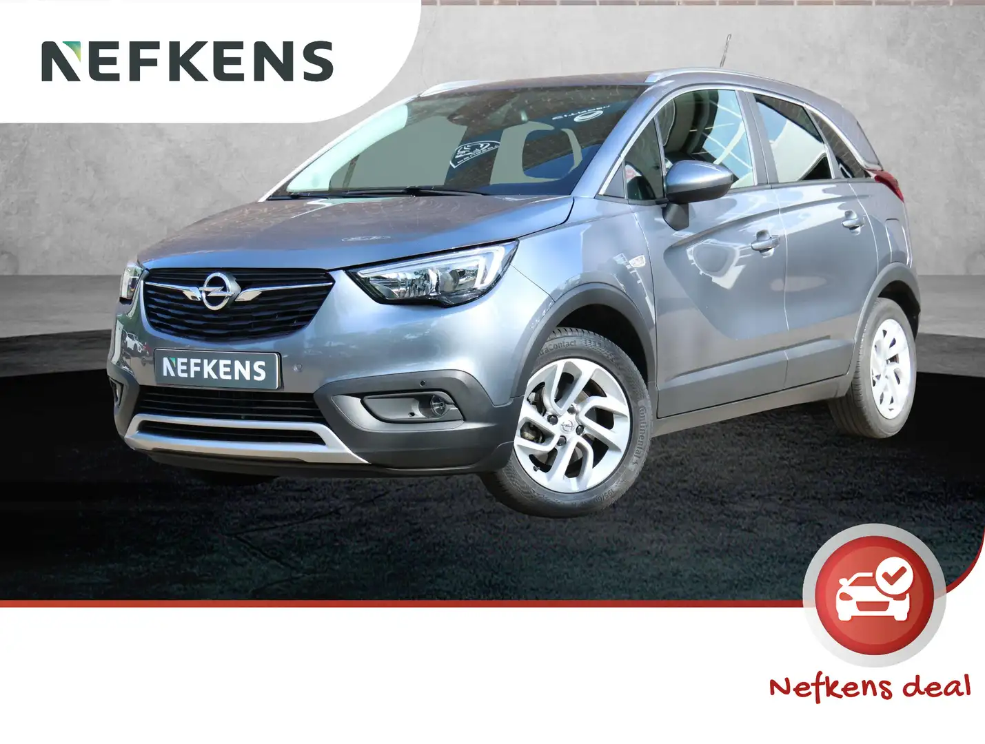 Opel Crossland X SUV Innovation 110 pk | Comfortstoelen | Navigatie Grijs - 1