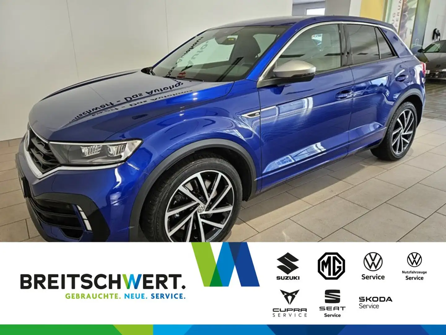 Volkswagen T-Roc R DSG LED Navi ACC RFK el.Heckklappe Alu18" Blau - 1