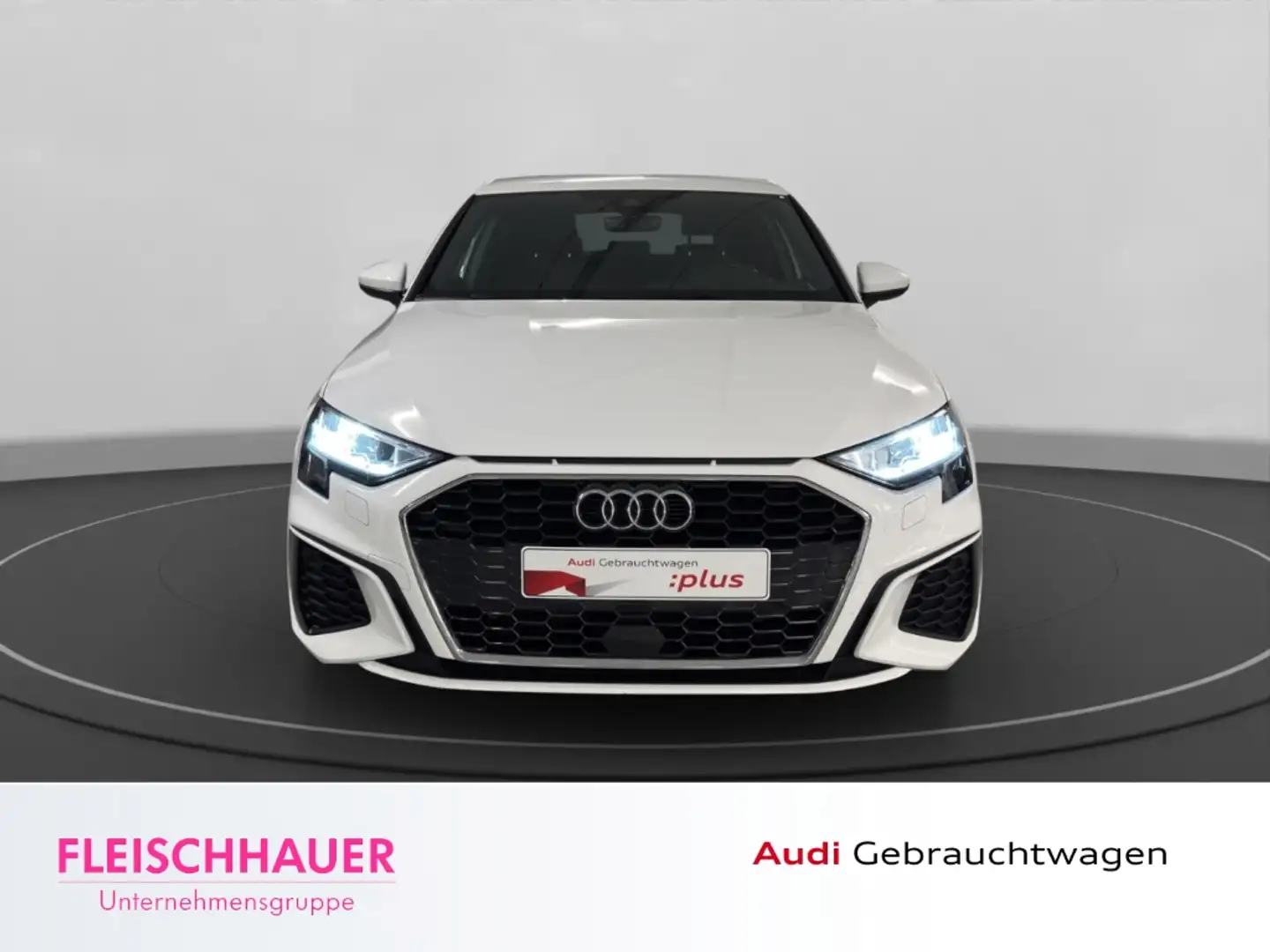 Audi A3 Sportback 40 TFSI e S line LED+SHZ+ACC+App-connect Weiß - 2