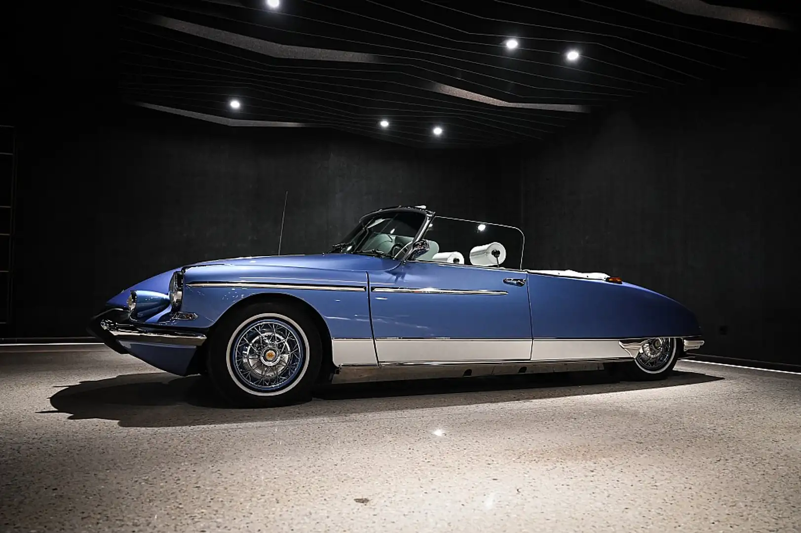 Citroen DS 20 Cabriolet Albastru - 2