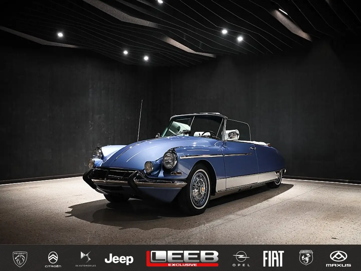 Citroen DS 20 Cabriolet Albastru - 1