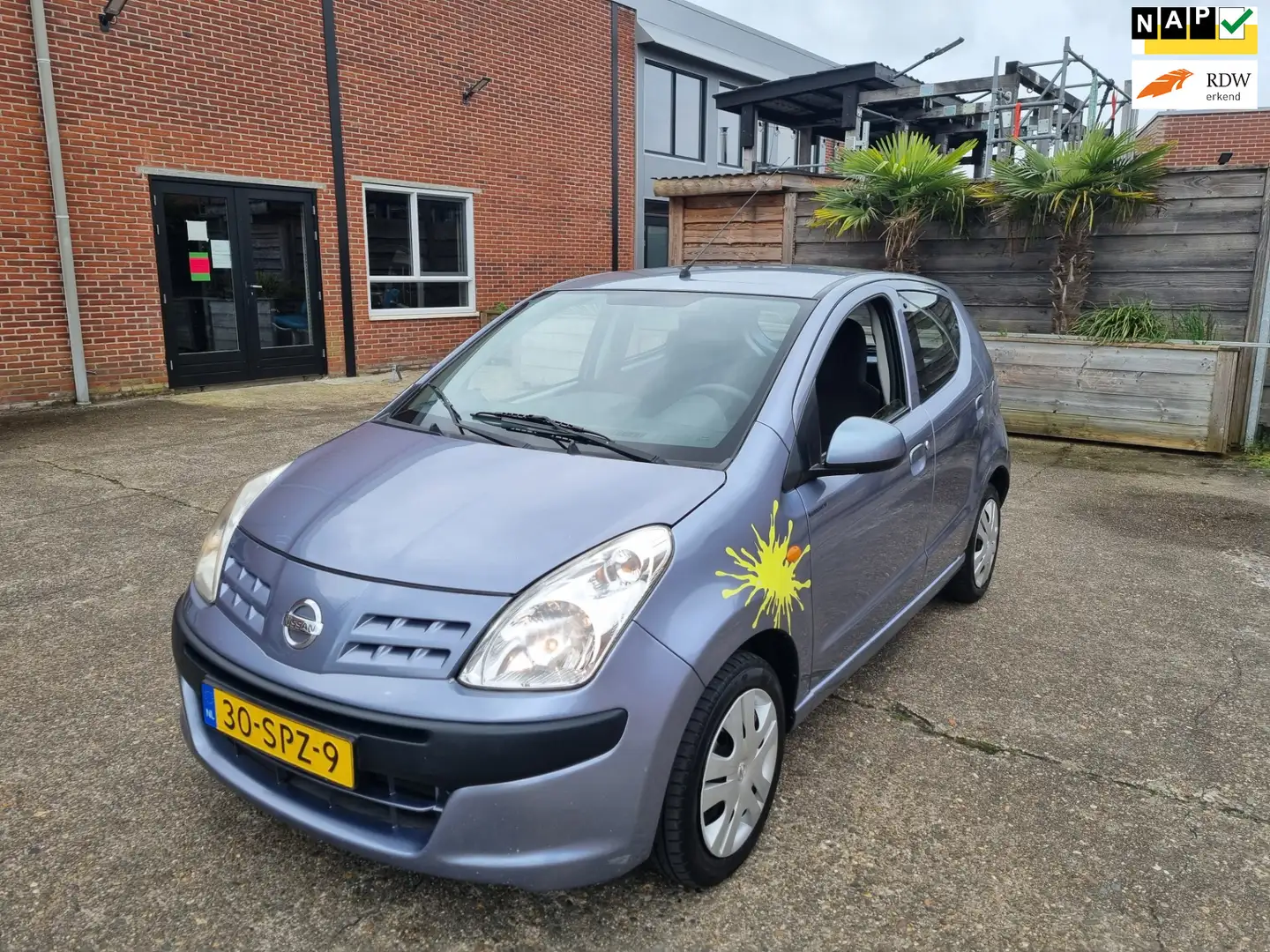 Nissan Pixo 1.0 Look, 5 DEURS, AIRCO. NW APK. Blauw - 1