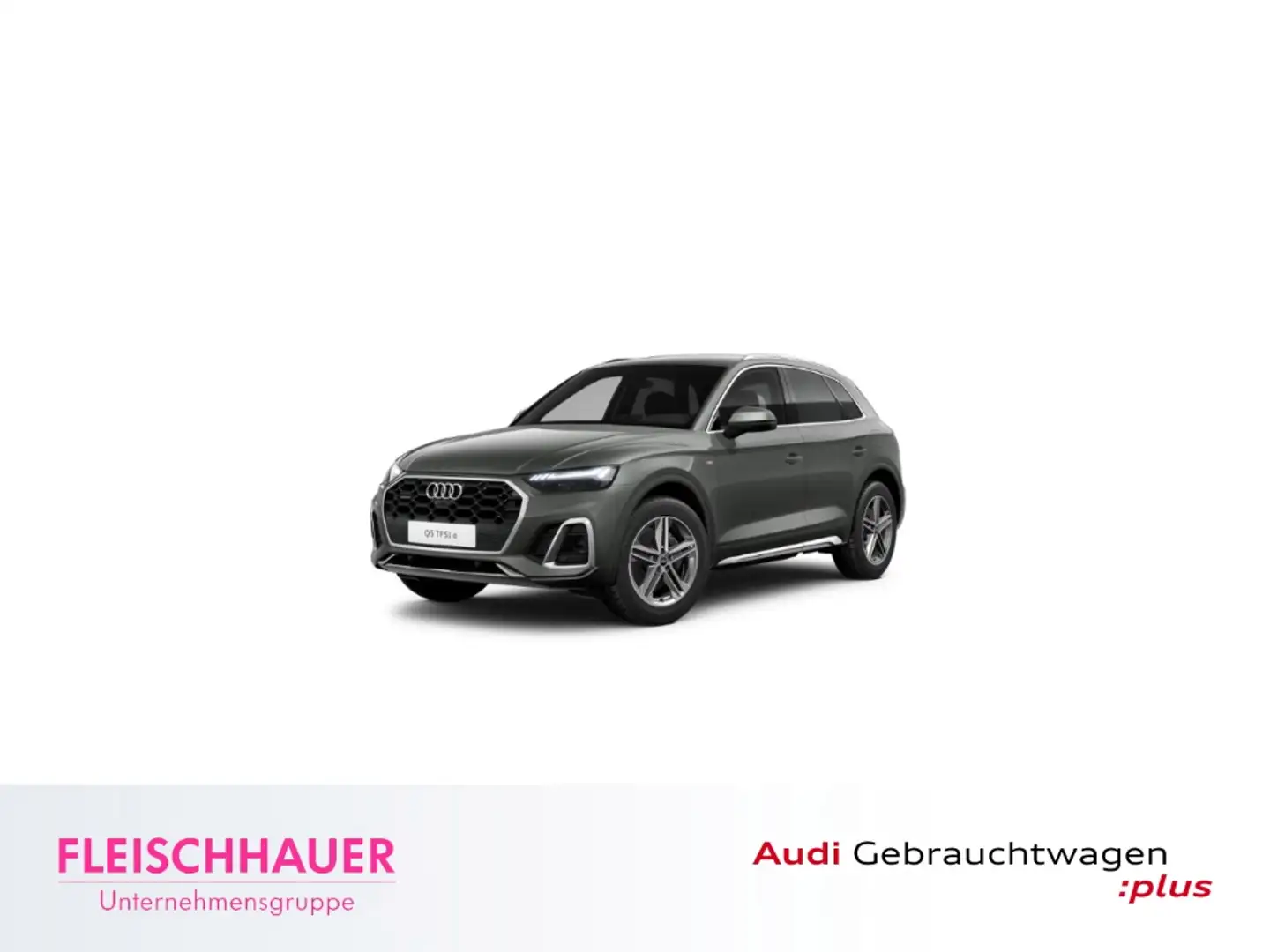 Audi Q5 50 TFSI e quattro S line Matrix+Navi+TopView+AHK+A Grau - 1