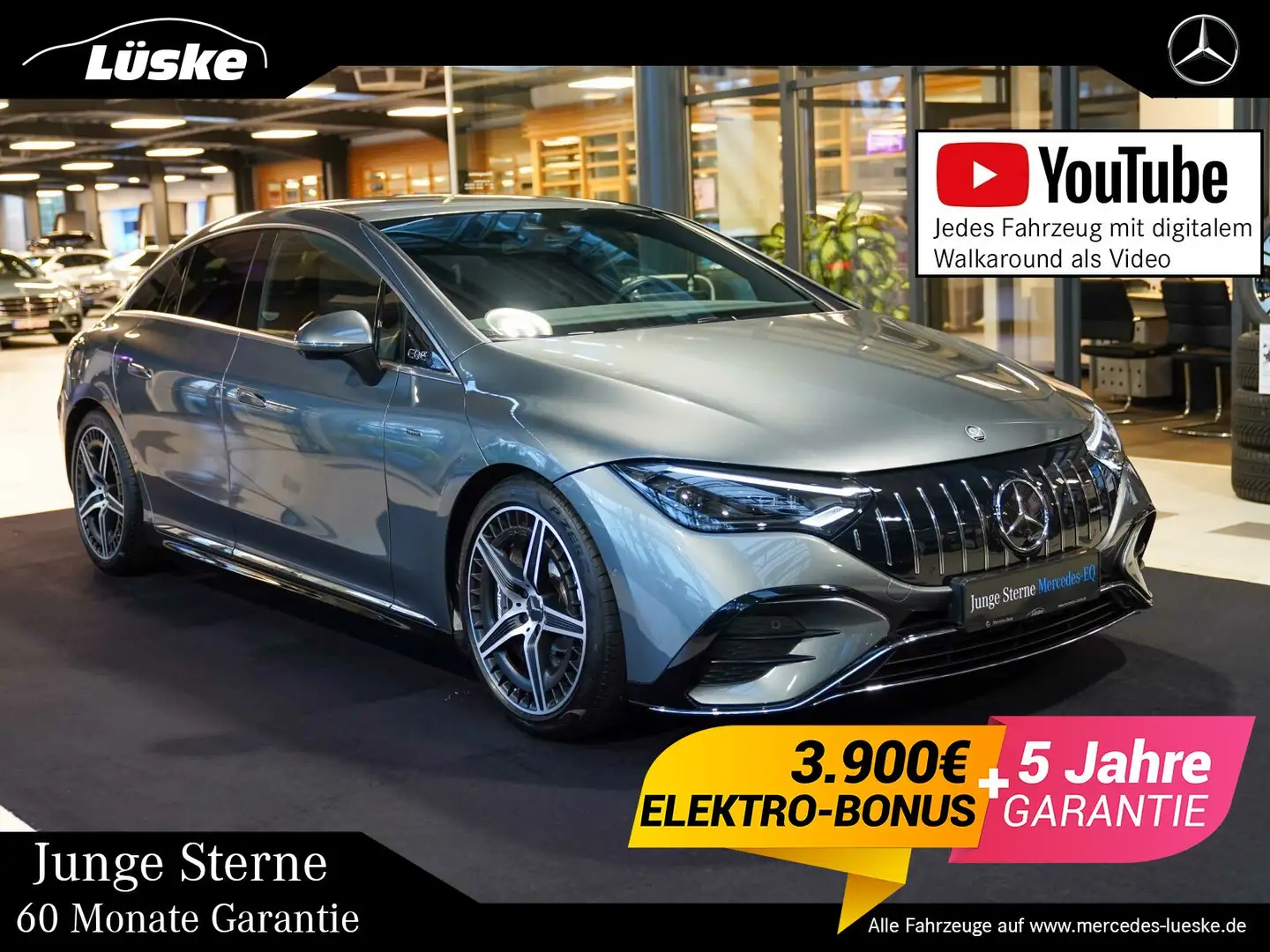 Mercedes-Benz EQE 43 EQE 43 AMG 4M Premium Burmester KEYLESS AIR DAB Grau - 1