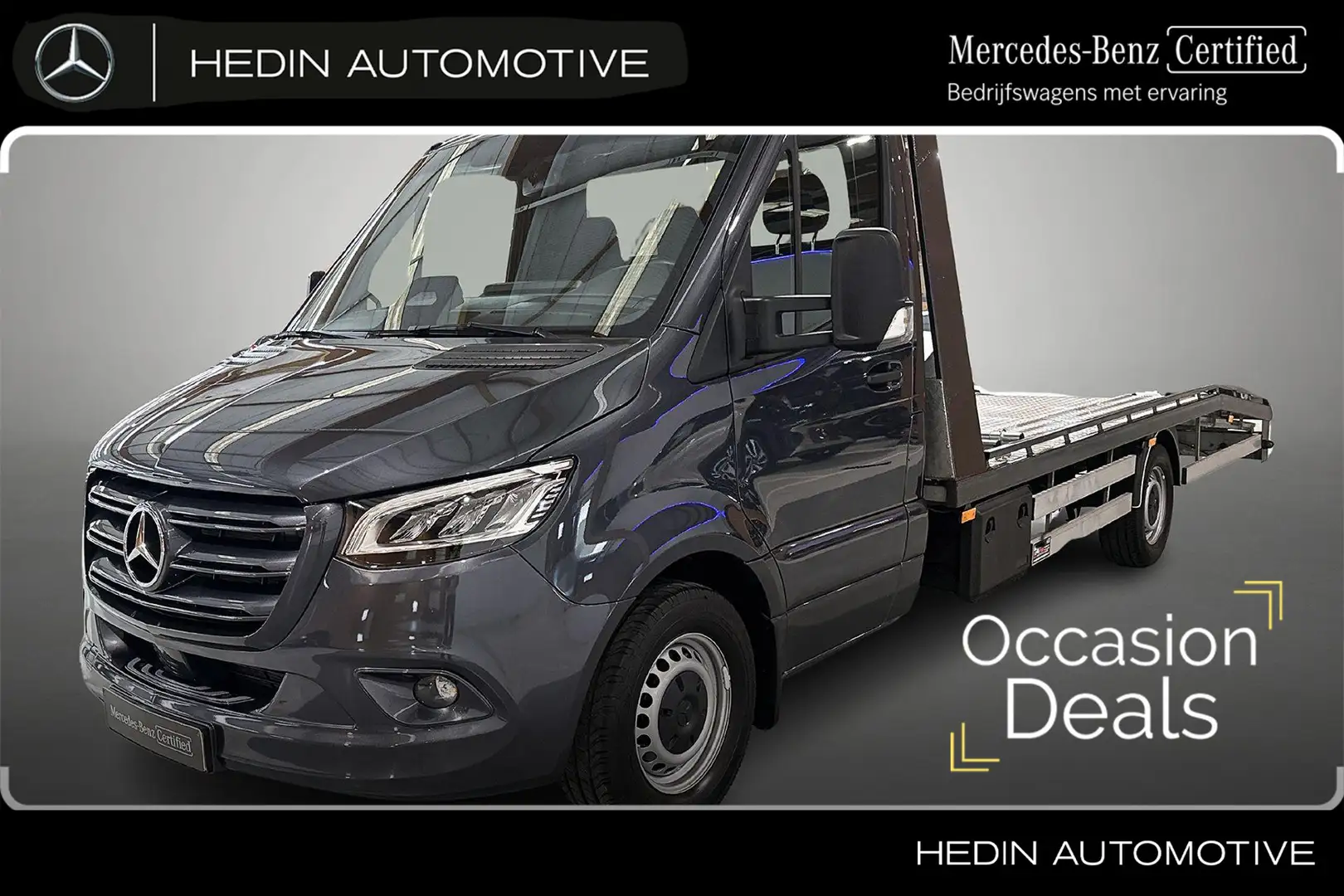 Mercedes-Benz Sprinter 319 L3 Automaat RWD Oprijwagen | Distronic+ | Trek Gris - 1