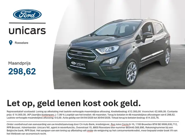Ford EcoSport 1.0i EcoBoost 92kW Titanium
