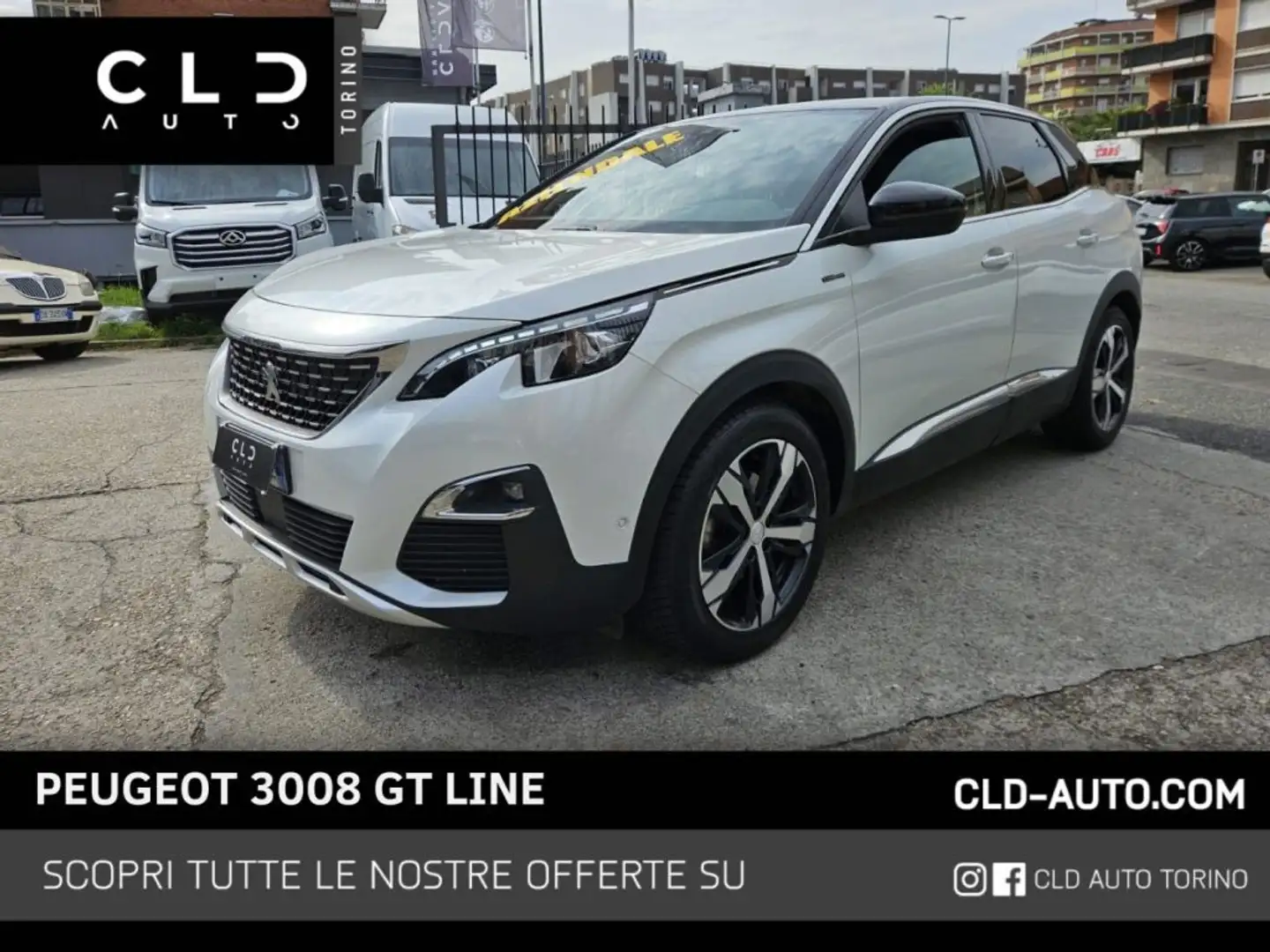 Peugeot 3008 BlueHDi 130 S&S EAT8 GT Line Bianco - 1
