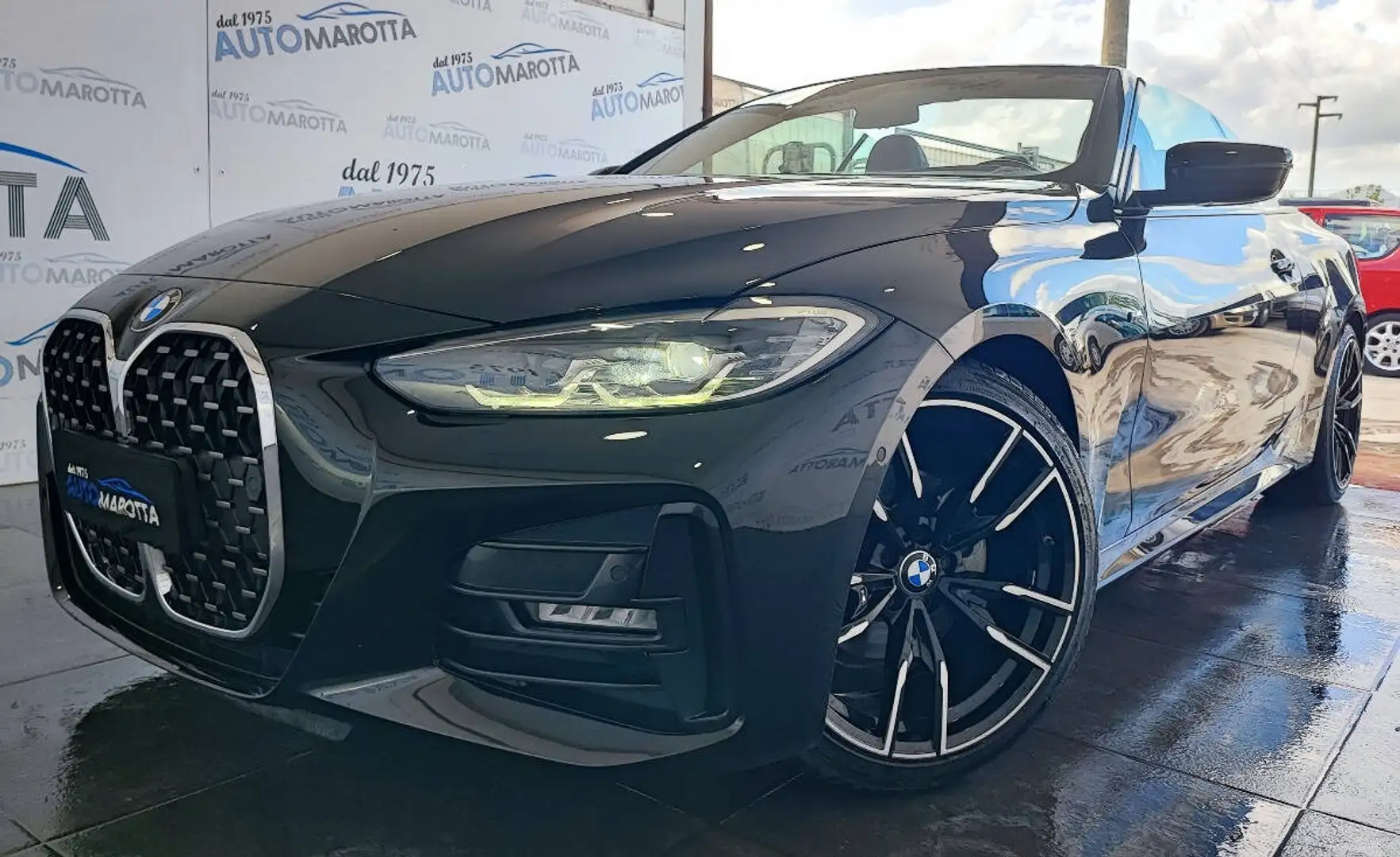 BMW 420 420d mhev 48V Msport auto Nero - 2