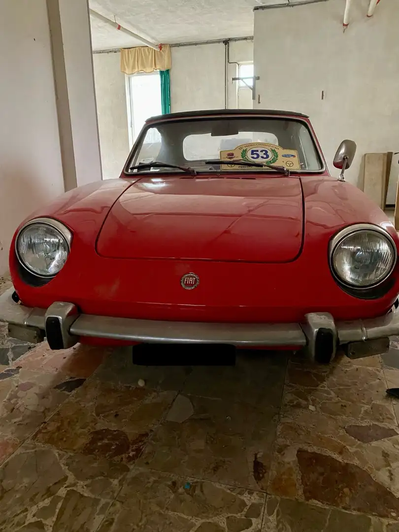 Fiat 850 Sport spider Červená - 2