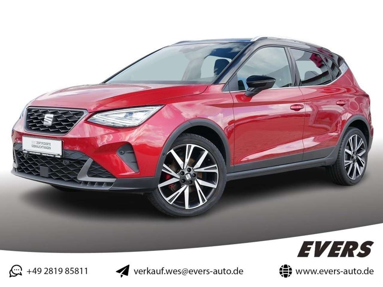 Seat Arona 2023 — 1.5 TSI DSG FR AHK+LED+ACC+SHZ+DAB+KAMERA