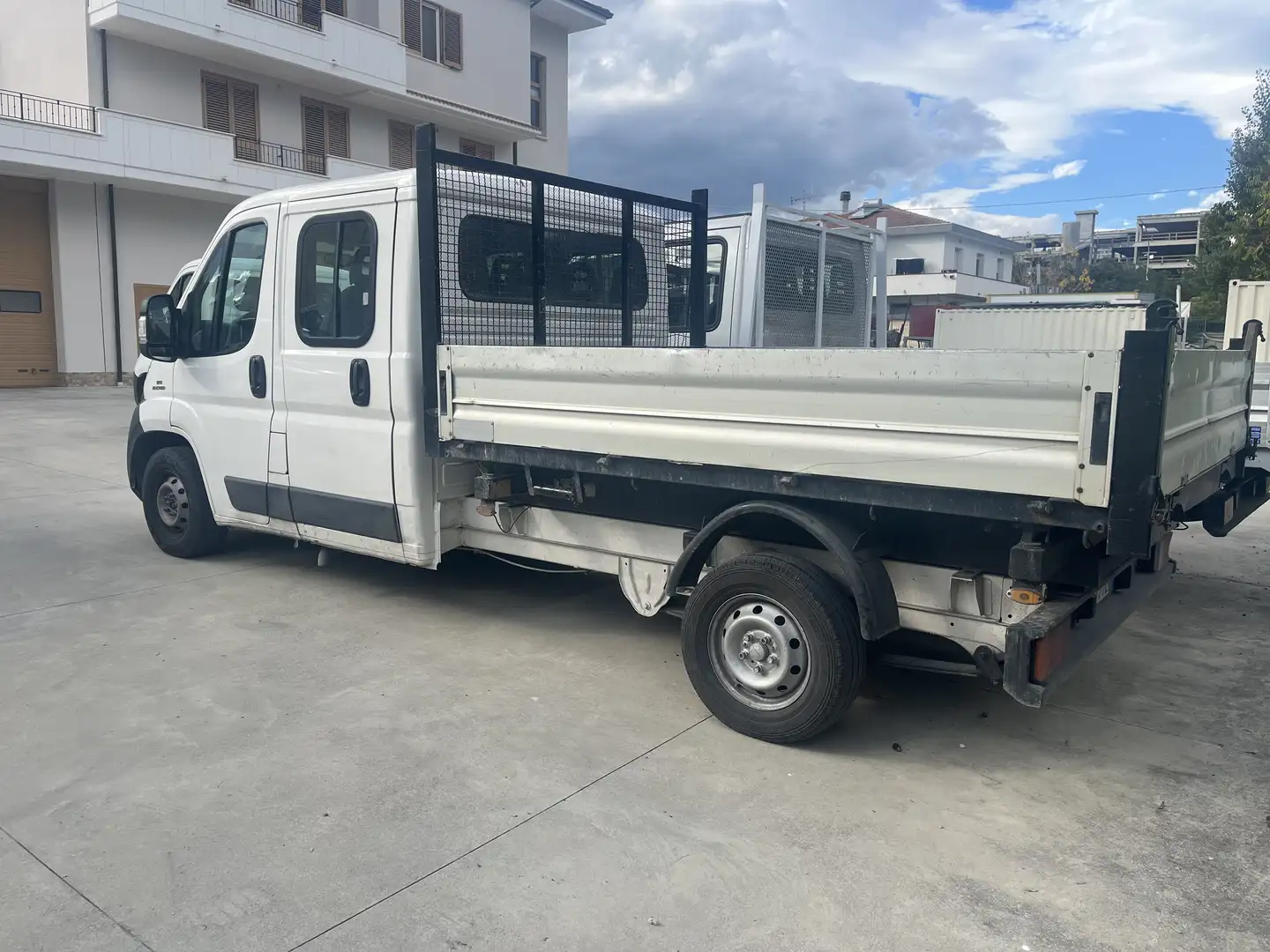 Fiat ducato 7 posti cassone ribaltabile Bianco - 2