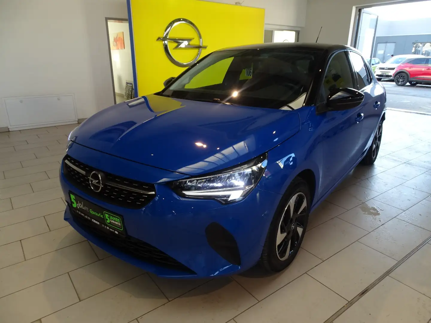 Opel Corsa-e ELEGANCE LED+SHZ+Winterp.+Kam.+KlimaA+LM Blau - 2
