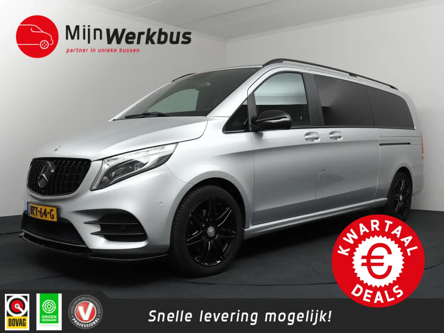 Mercedes-Benz V 300 300d Extra Lang DC Avantgarde Airmatic | Standkach Argent - 1