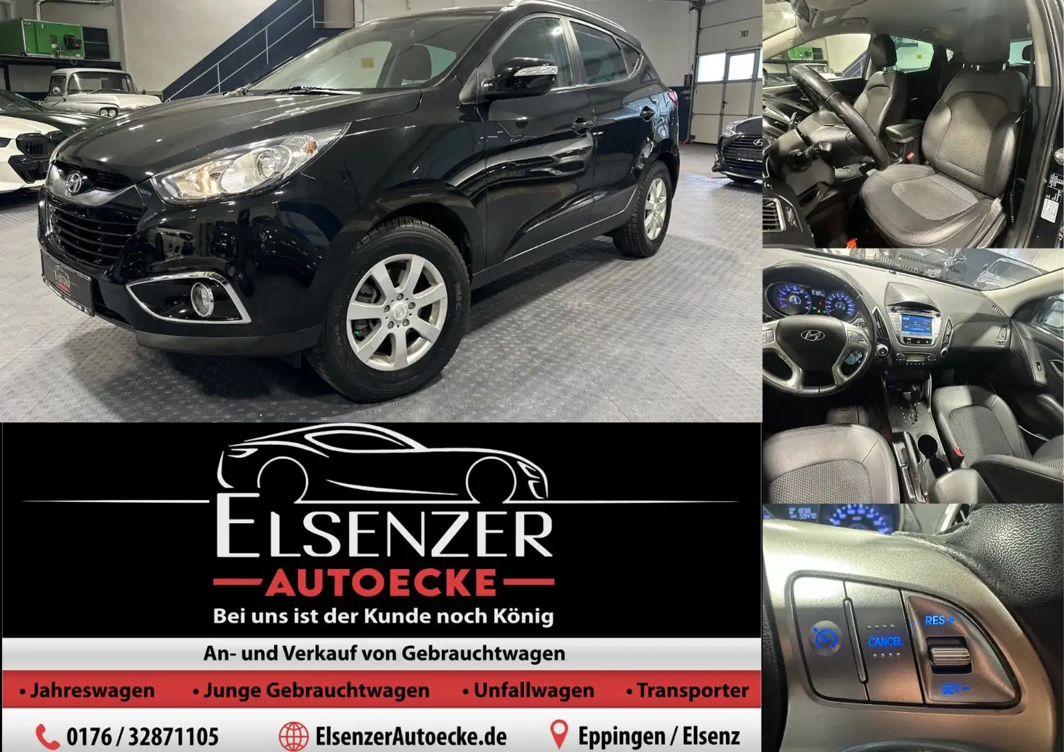 Hyundai iX35 Style 2WD Automatik wenig KM Noir - 1