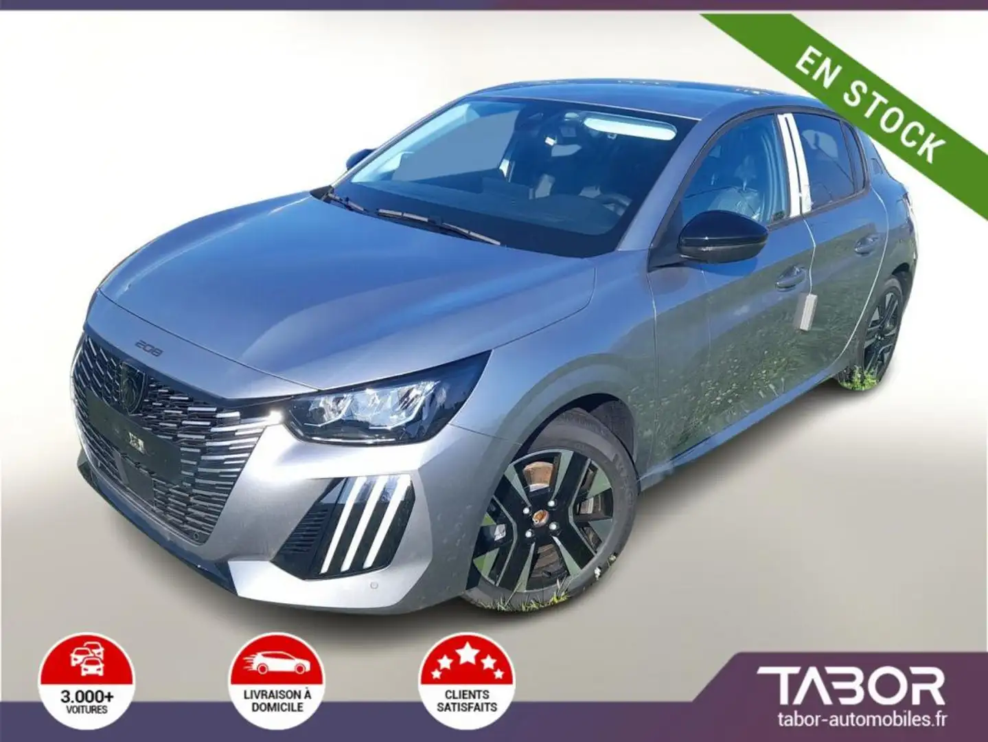 Peugeot 208 MHEV 110 Allure ACC LED 180° Reg. Gris - 1