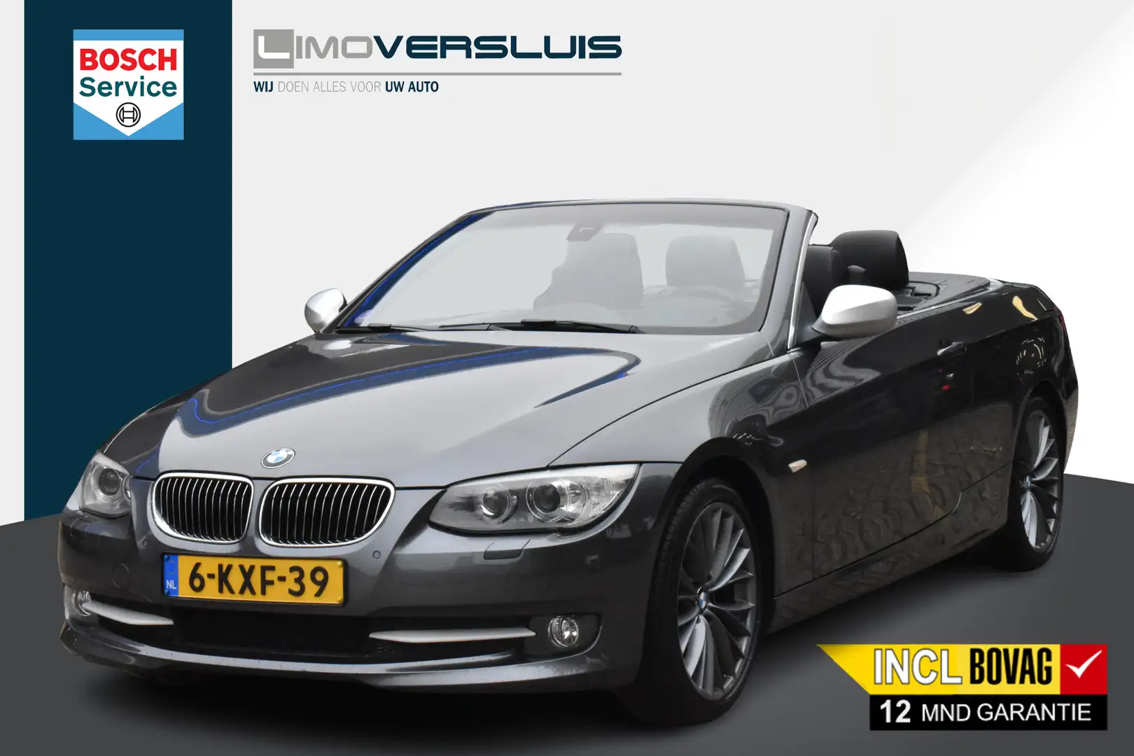 BMW 320 3-serie Cabrio 320i Exclusive Leder NL-AUTO | Memo Gris - 1