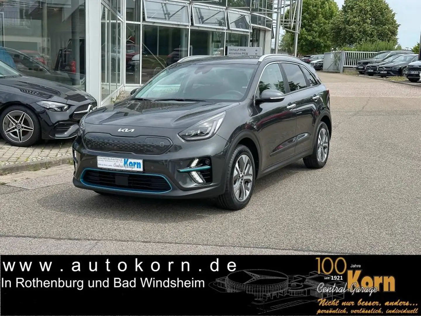 Kia Niro e- Spirit ACC LM KlimaA WPumpe PDC SpurH Grau - 1