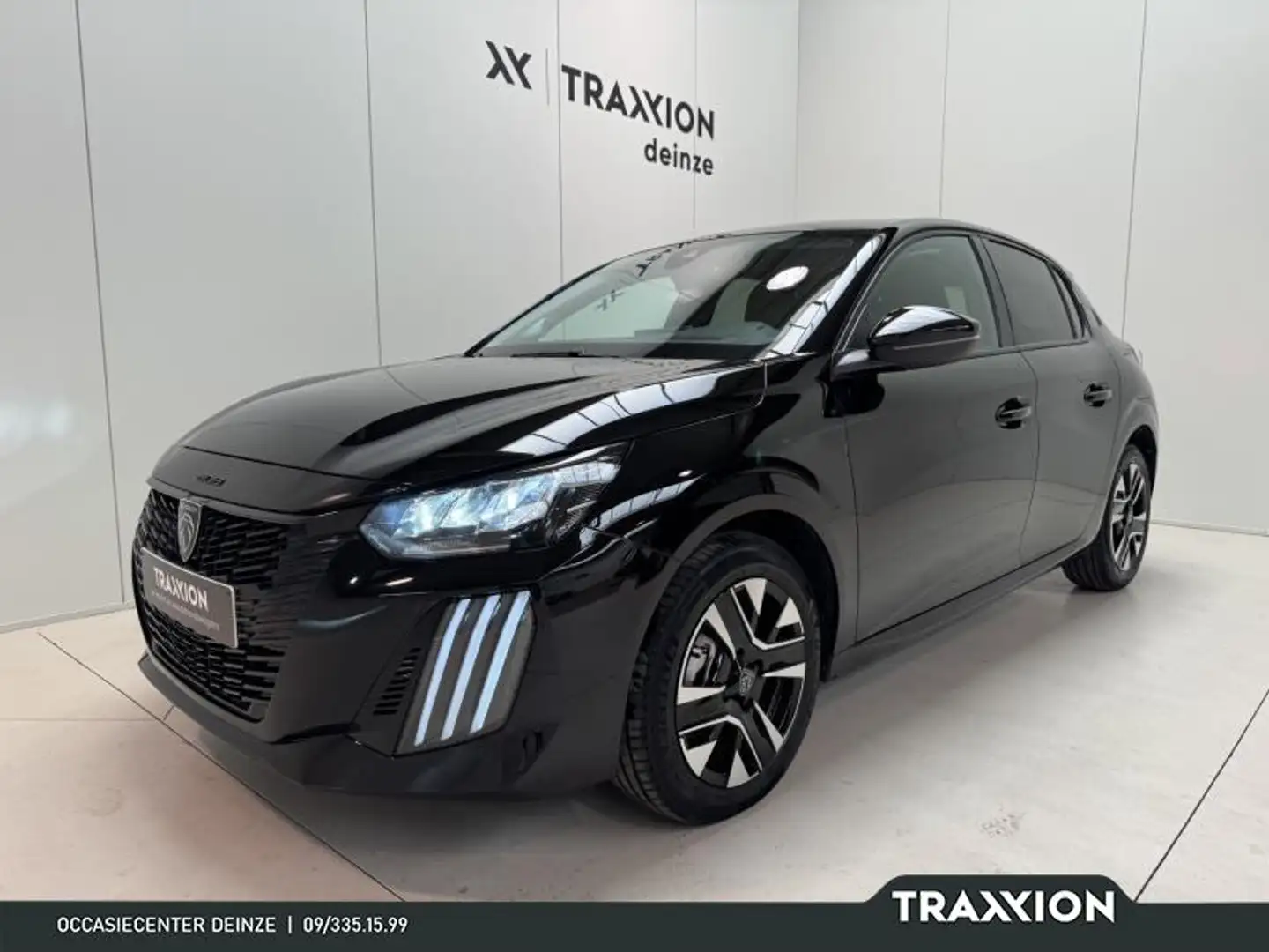 Peugeot 208 1.2i Hybrid Allure e-DCS6 LED|GPS|CARPLAY|PDC|CRUI Noir - 1