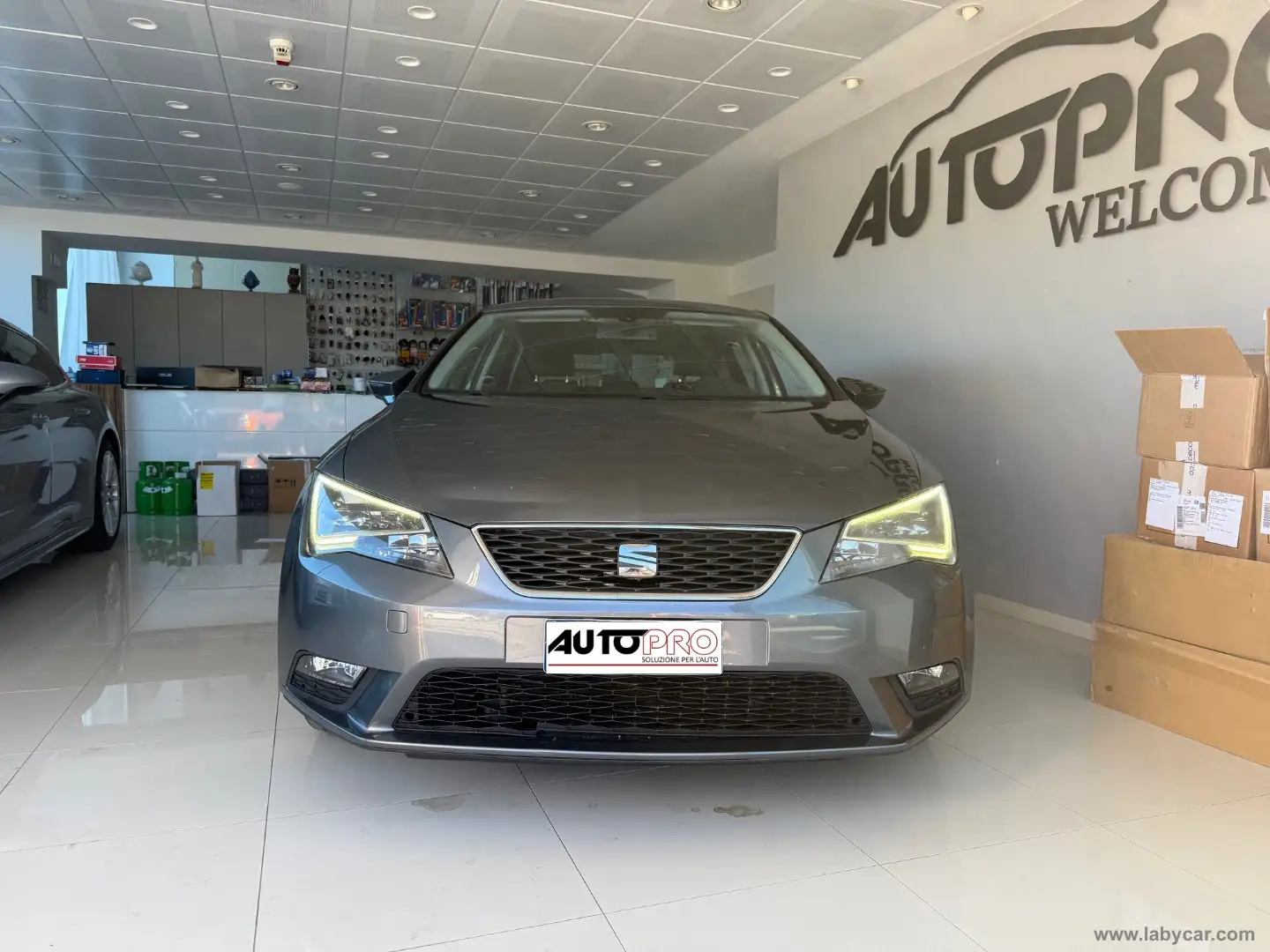 SEAT Leon 1.6 TDI 110 CV 5p. S/S Bus.LED Grigio - 1