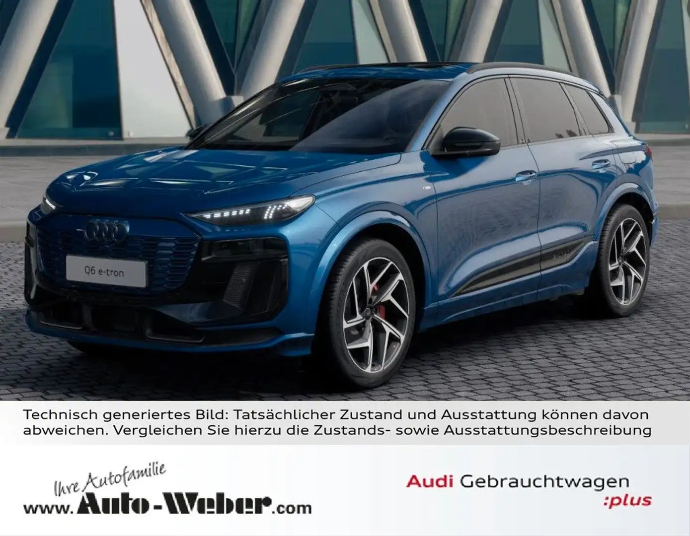 Audi Q6 e-tron performance S LINE EDITION PANO OLED Blau - 1