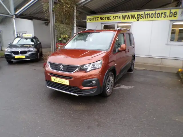 Peugeot Rifter 1.5HDi 5places 102cv orange 07/19 Airco GPS camera